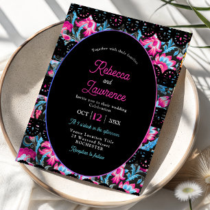 Invitación colorida a una boda en México