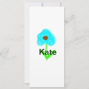 Invitación Colorida acuarela floral añadir texto de nombre
