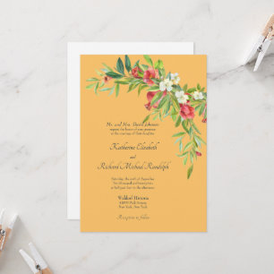 Invitación Colorida Boda Toscana de Granada