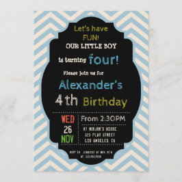 INVITACIÓN COLORIDA DEL CUMPLEAÑOS PARA LOS