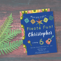 Colorida Fiesta Boys fiesta de cumpleaños