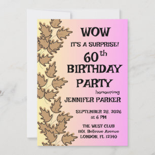 Invitación Colorida fiesta de cumpleaños