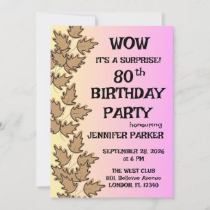 Invitación Colorida fiesta de cumpleaños