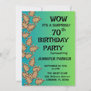 Invitación Colorida fiesta de cumpleaños