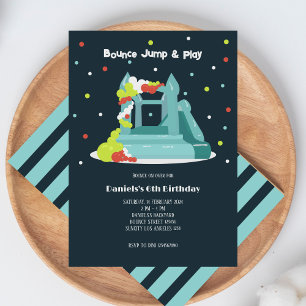 Invitación Colorida fiesta de cumpleaños de Bong