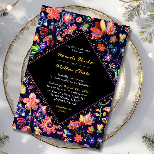 Invitación Colorida fiesta de la boda