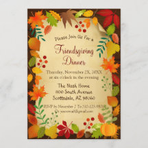 Colorida Foliage De Otoño Para El Día De Acción De