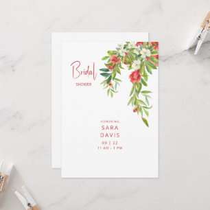 Invitación Colorida Granada Toscana Nupcial