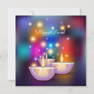 Invitación Coloridas y elegantes profundidades del Diwali