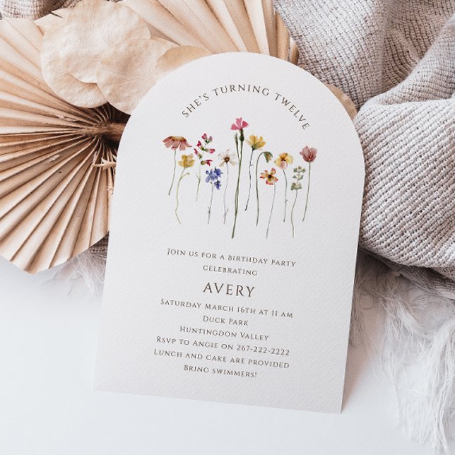 Invitación Colorido arca de fiesta de cumpleaños 12 (Subido por el creador)