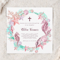 Colorido bajo el bautismo marino