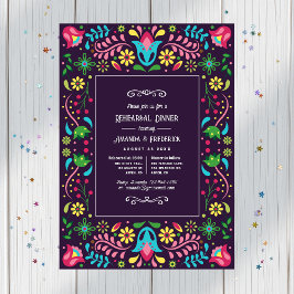 Invitación Colorido ensayo mexicano de Fiesta