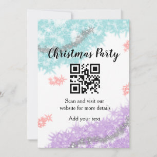 Invitación Colorido minimal añade tu texto nombre de imagen