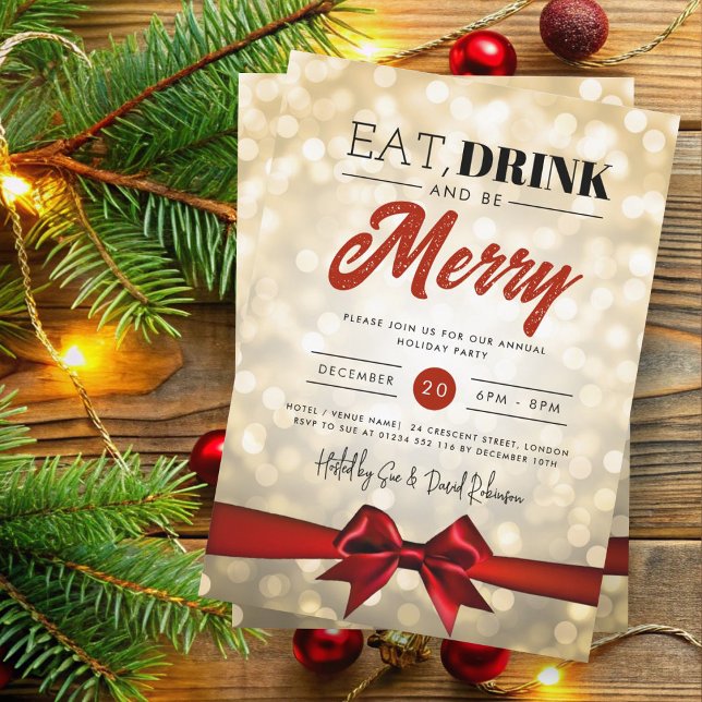 Invitación Coma, bebe, bebe, mora, boquilla de oro, navidad (Subido por el creador)