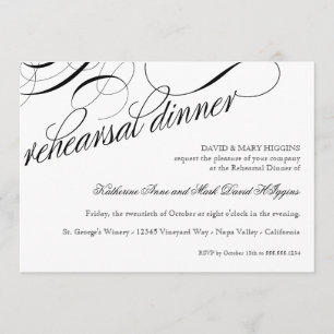 Invitación Coma, bebe toma matrimonio invita a cenar ensayo