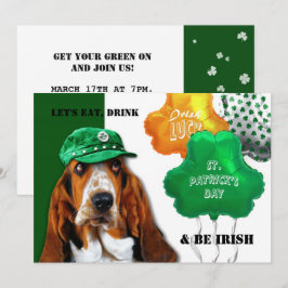 Invitación Coma, bebe y sé irlandés Fiesta del Día de San Pat