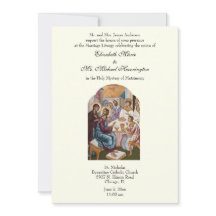 Combo bizantino de recepción de boda de marfil