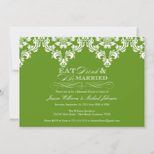 Invitación Come Bebida y cásate
