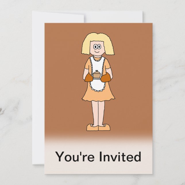 Invitación Comedor con sopa caliente. (Anverso)