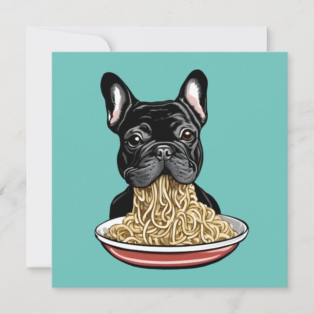 Invitación Comedor de fideos (Anverso)