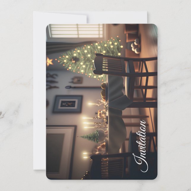 Invitación Comedor de navidades (Anverso)