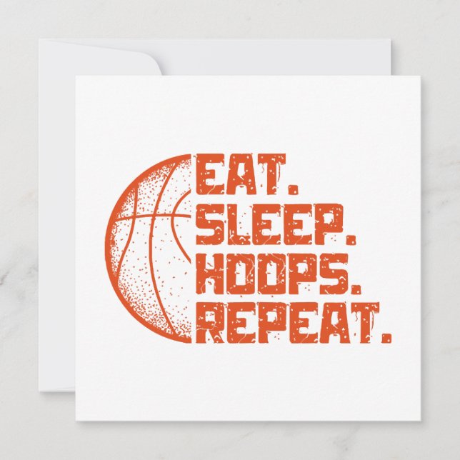 Invitación Comer aros dormidos repetir citas divertidas del b (Anverso)