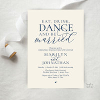 Comer, Beber, Bailar, Casarse, Huir en Boda