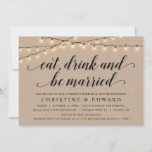 Comer, beber y casar, ensayo Boda, Kraft