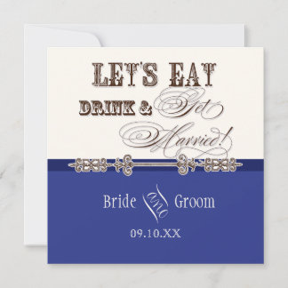 Invitación Comer, beber y casarse con una novia casada