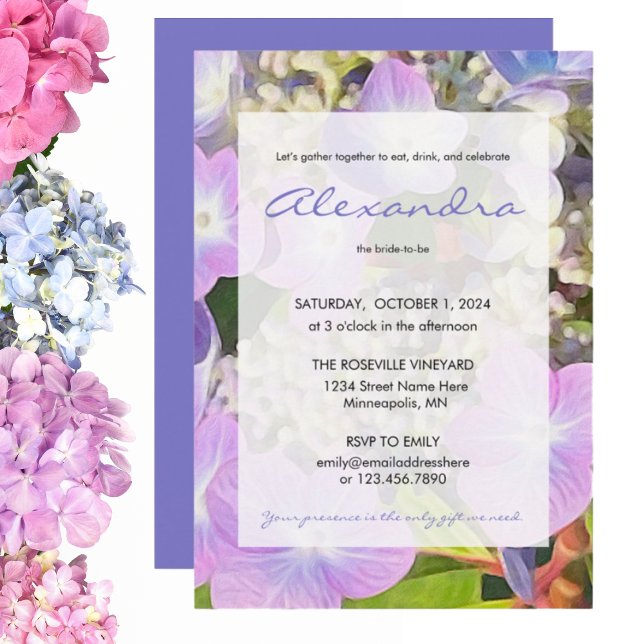 Invitación Comer, beber y celebrar a la novia para ser (Subido por el creador)
