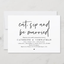 Comer, beber y estar casados Boda ensayar la cena