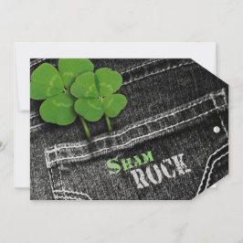 Invitación Comer, beber y ser irlandés Día de San Patricio