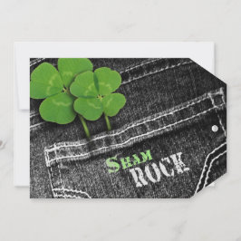 Invitación Comer, beber y ser irlandés Día de San Patricio