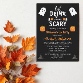 Invitación Comer, beber y tener miedo de la bachillerato de H