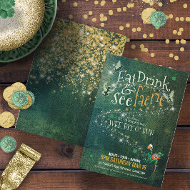 Invitación Comer, beber y ver Faerie ID637
