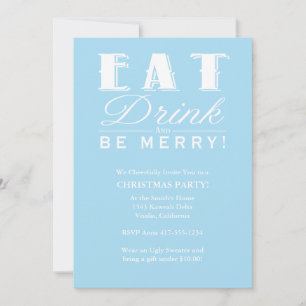 Invitación Comer bebida es dulce
