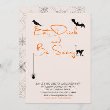 Comer bebida y tener miedo de la fiesta de Hallowe