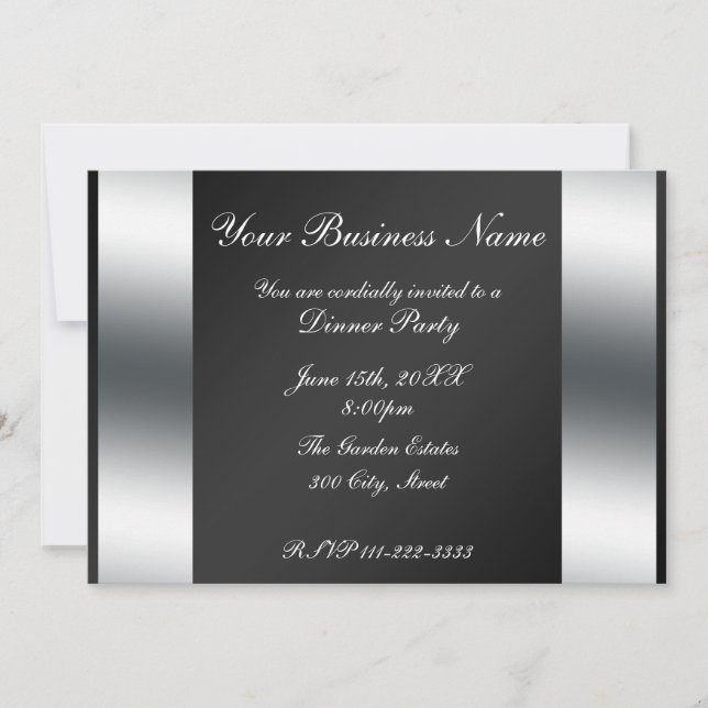 Invitación comercial (Anverso)