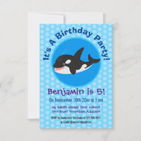 Cómico asesino ballena orca personalizado lindo il