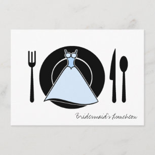 Invitación Comida de la dama de honor - Juego de servir