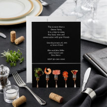 Comida Gourmet Moderna en Tenedores Cena