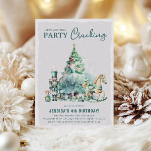 Invitación Comienza esta fiesta de Navidad para niños