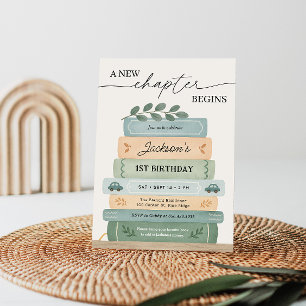 Invitación Comienza un nuevo capítulo del libro de cuentos