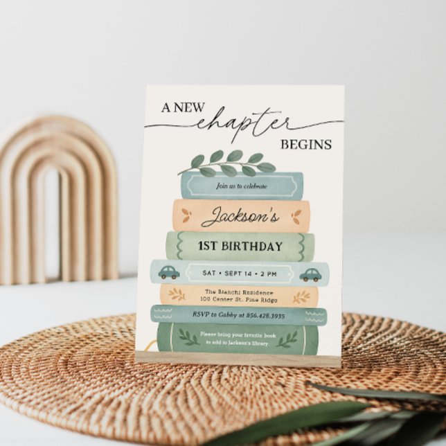 Invitación Comienza un nuevo capítulo del libro de cuentos (Subido por el creador)