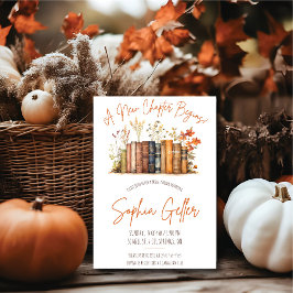 Invitación ¡Comienza Un Nuevo Capítulo! Ducha nupcial floral