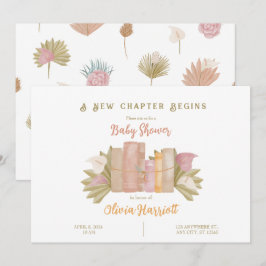 Invitación Comienza un nuevo capítulo - Estilo Boho