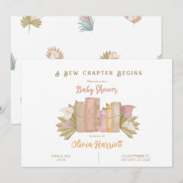 Invitación Comienza un nuevo capítulo - Estilo Boho