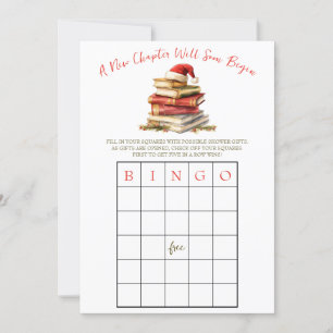 Invitación ¡Comienza Un Nuevo Capítulo! juego BINGO de Baby S