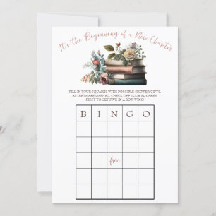 Invitación ¡Comienza Un Nuevo Capítulo! Juego Bridal Shower B