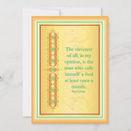 Invitación comillas inspiradoras en un diseño decorativo eleg